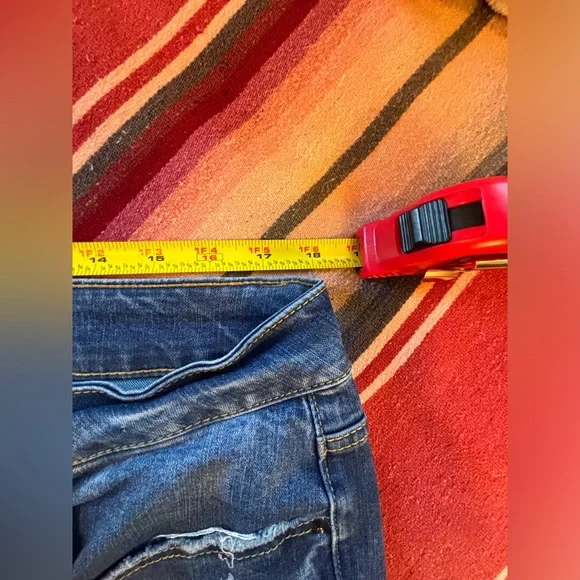 Time and Tru denim Bermuda shorts size 14 - Picture 4 of 7